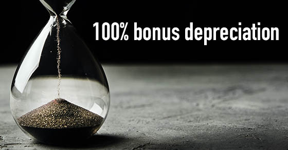 Businesses: Act Now to Make the Most Out of Bonus Depreciation