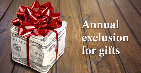 Planning For Year-end Gifts With The Gift Tax Annual Exclusion